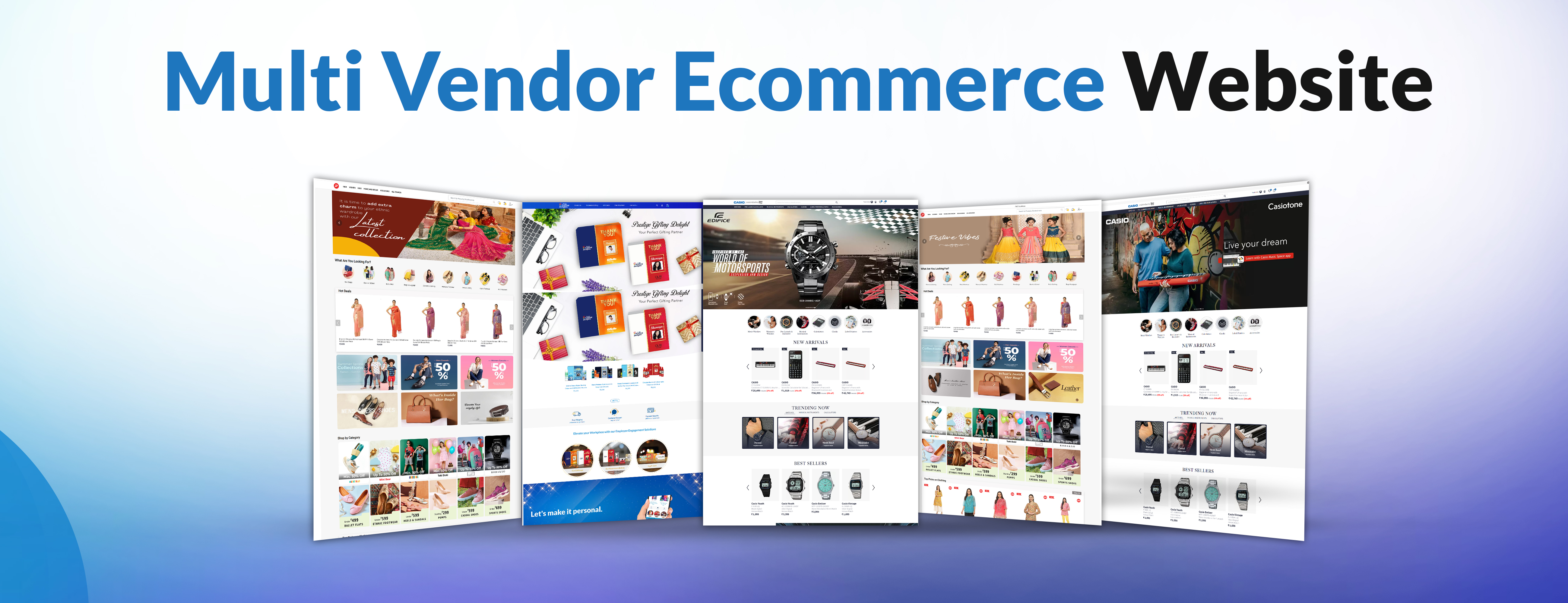 Multi Vendor Website Development by ZAPR Digital